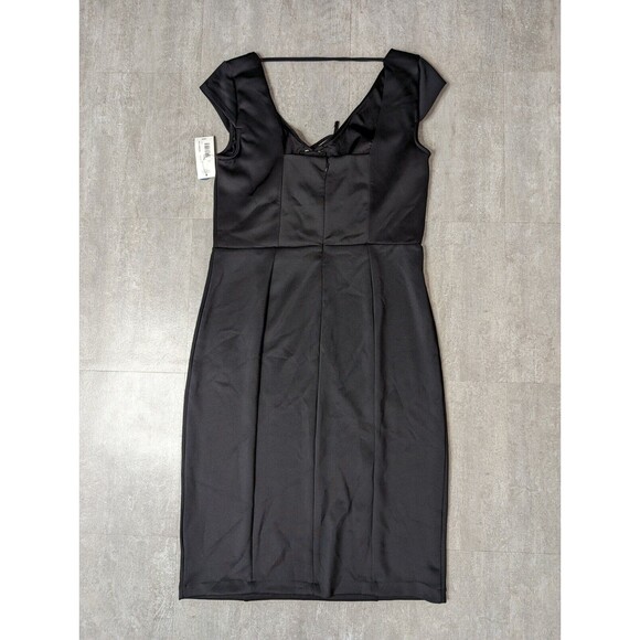 BOLD Elements woman's  Midi dress black Cut To Curve Size large NWT - Picture 4 of 7